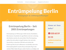 Tablet Screenshot of entruempelung-berlin.eu